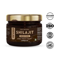 Nirvassa Himalayan Shilajit, Soft Resin, Organic, Extremely Potent, Fulvic Acid