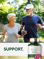 Devils Claw 2000mg | 200 Capsules | Concentrated Root Extract | by Carlyle