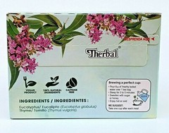 Therbal 25 Tea bags Te Eucalipto y Tomillo Eucalyptus & Thyme Tea Free Shipping