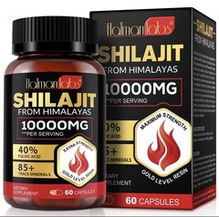 6Pack Pure Himalayan Shilajit, Soft Resin, Organic Extremely Potent, Fulvic Acid