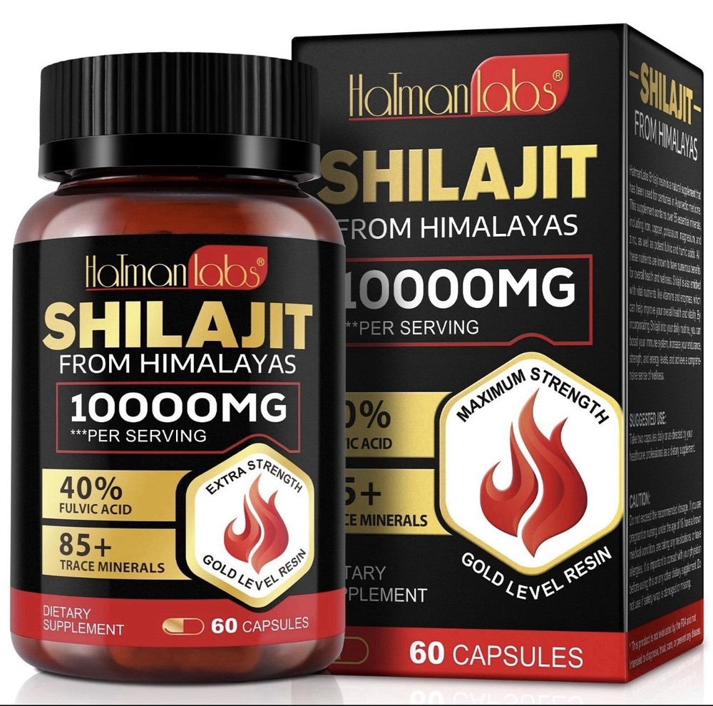 Pure 100% Himalayan Shilajit, Soft Resin, Organic Extremely Potent, Fulvic Acid