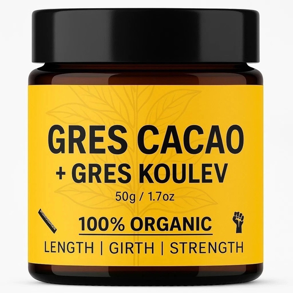 Gres Cacao + Gres Koulev Herbal Massage Cream 50g Organic Body care formula