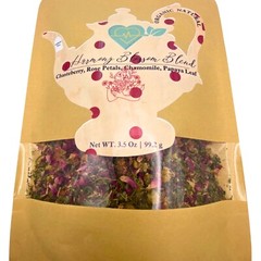 Chasteberry Rose Papaya Leaf Tea Blend – Loose Leaf Herbal Mix – 3.5 oz Natural