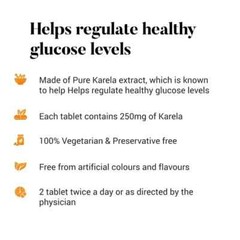 Himalaya Organic Bitter Melon Gourd/Karela For Glucose Metabolism 3 BOX 2027