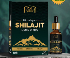 Pure Himalayan Shilajit 20 Drops Supports Vitality Max Strength By Al-Khair
