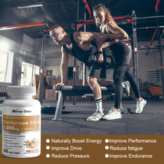 Cordyceps Sinensis 3000mg – Heart & Respiratory Health, Energy & immune Support
