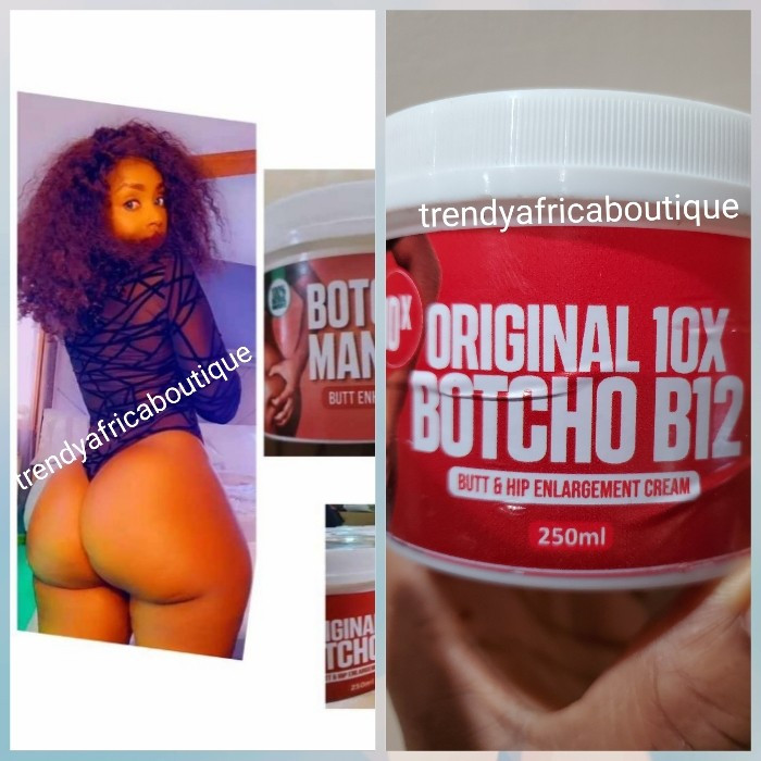 Original 10X BOTCHO B12 Butt & HIPS enlargement CREAM 250ml X 1 💯 Natural