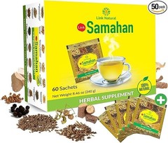 SAMAHAN Ayurvedic Herbal Tea, Ceylon 100% Natural,Immune Booster,Help Cold & Flu