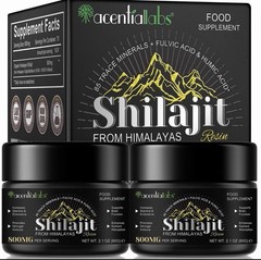 5Pack 100% Himalayan Shilajit, Soft Resin,Organic,Extremely Potent,Fulvic Acid