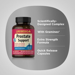 Prostate Supplement | 180 Count | Saw Palmetto, Pumpkin Seed | by Lindberg