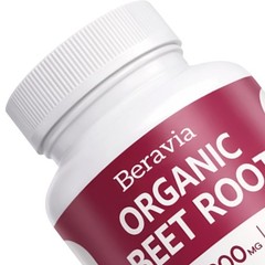 Organic Beravia Organic Beet Root Capsules, Purely Organic, Non-GMO 60-Counts