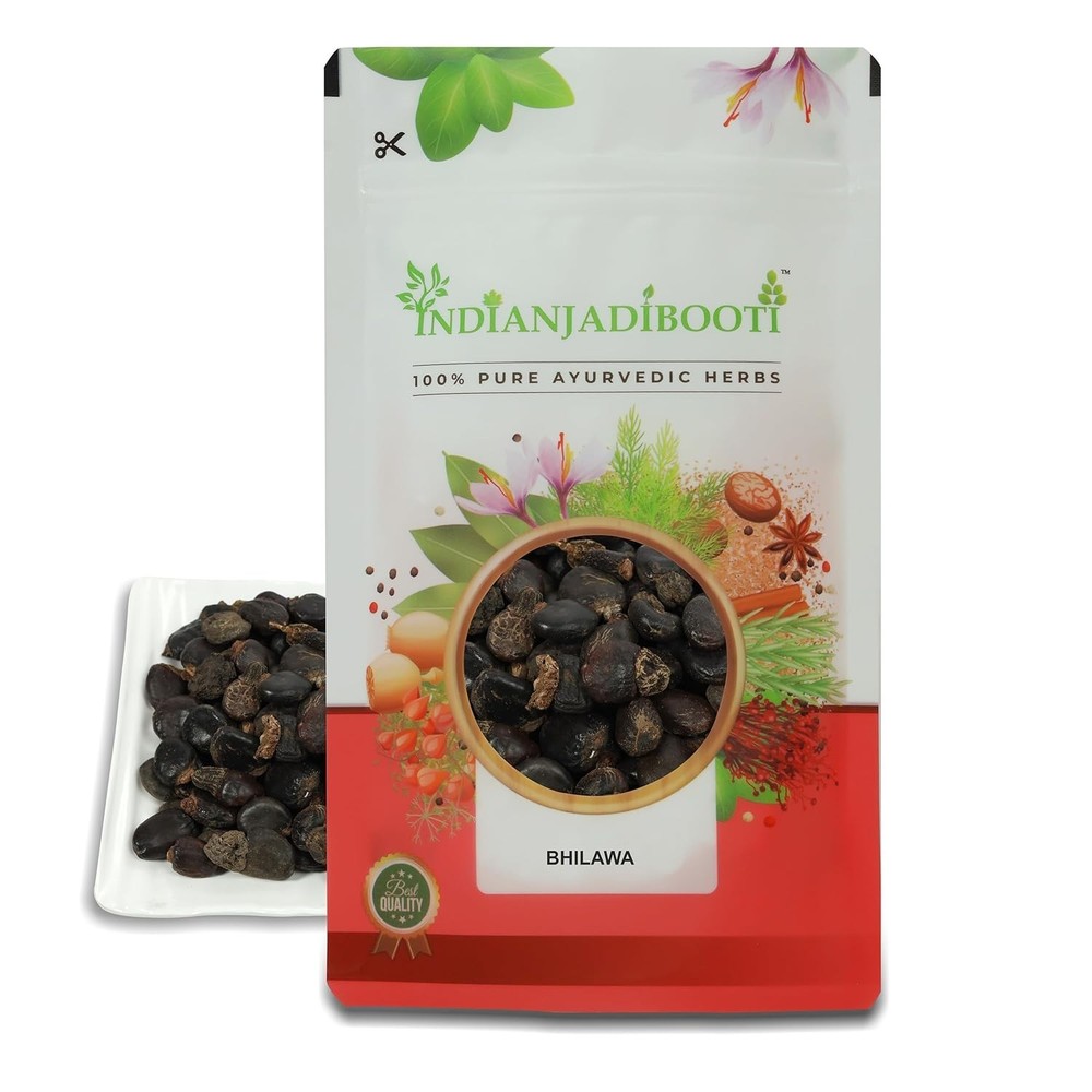 100% Natural Bhilawa Seeds Semecarpus Anacardium | Bhallataka Seeds- 400 GRAMS