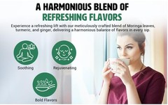 Moringa Turmeric Ginger Tea – 8 oz – Caffeine-Free Blend – Immunity & Digestion