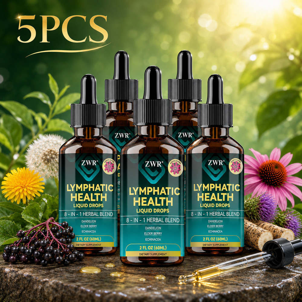 LYM-SYSTEM HEALTH DROPS, Cleavers, Red Clover, Prickly Ash, Stillingia Root