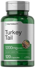 Horbäach Turkey Tail Mushroom Capsules | 120 Count | 120 (Pack of 1)