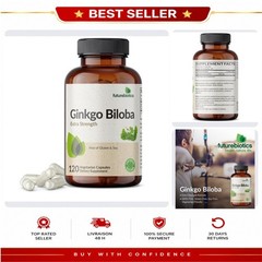 Futurebiotics Ginkgo Biloba 120 Vegetarian Capsules Brain Memory Support