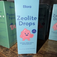 Ellora Zeolite Drops Natural Herbal Supplement Detox Intestinal Support 30ml Nib