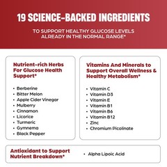 Blood Sugar Support Complex Supplement | Supports 60 Count (Pack of 1)
