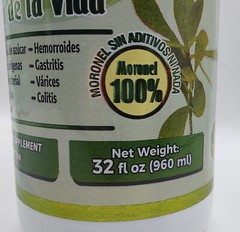 Moronel 32 oz Suplemento Natural Planta de La Vida – Extracto liquido Moronel