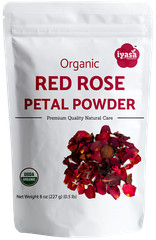 Organic Red Rose Petal Powder 8, 16 oz Free Shipping