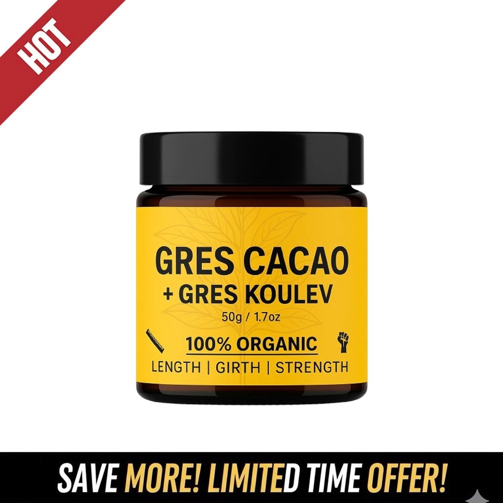 Gres Cacao Male Enhancement Organic Gres Koulev Oil, Longer & Thicker Growth Oil