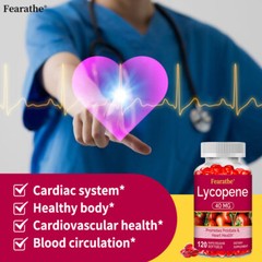 Lycopene Softgels 40mg High Protency Heart & Prostate Health Support