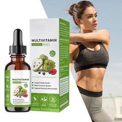 Pure Organic Soursop Extract, Tindedly Soursop Graviola Liquid Drops 60mL