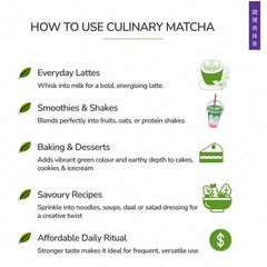 Natural Matcha Green Tea Powder | Fine Texture | Premium Quality | Pure