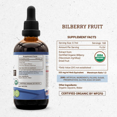 Secrets Of The Tribe Bilberry Fruit Tincture Alcohol-FREE