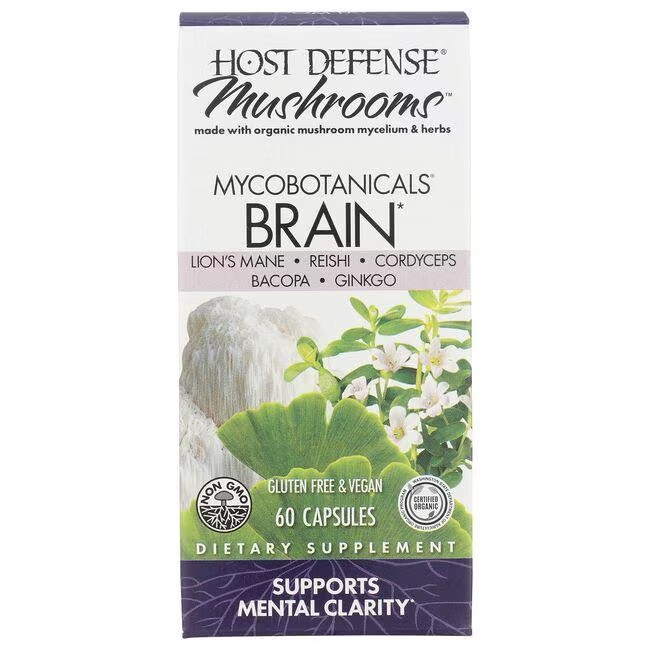 Host Defense Mushrooms Mycobotanicals Brain – 60 capsules