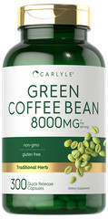 Green Coffee Bean Extract 8000mg | 300 Count | Non-GMO, Gluten Free | by Carlyle