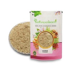 Mulethi Powder-Licorice Powder- Yashtimadhu- Jethimadh -Glycyrrhiza glabra-400gm