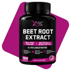 Ultra Concentrated Beet Root Extract 12000mg with High Nitrates & Black Pepper