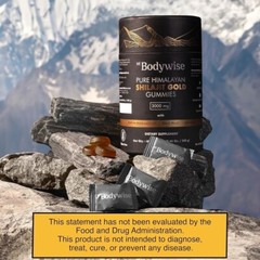 Be Bodywise Pure Himalayan Shilajit Gummies | With Ashwagandha, Gokshura & other