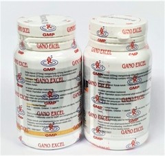 1 Bottle Gano Excel Excellium 90 + 1 Bottle Ganoderma 90 Capsules Lingzhi Reishi
