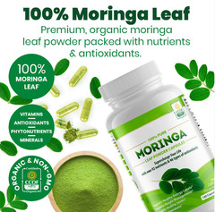 1X By Pura Vida Moringa | pure Moringa Powder Moringa Capsules | Natural