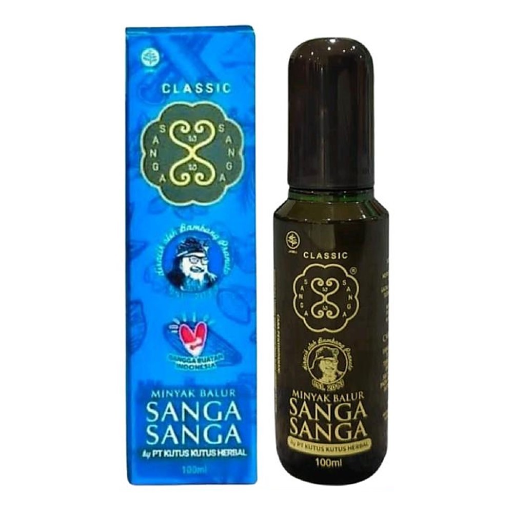 Sanga Sanga Classic, Indonesian Massage Oil, Minyak Balur, 100ml (Pack of 1)