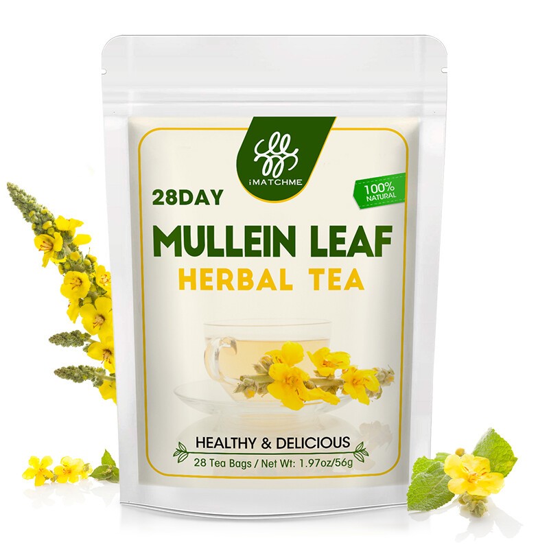 Mullein Leaf Gummies/Drop/Tea For Lung Cleanse Detox Herbal Dietary Supplement