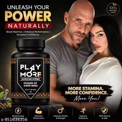 Original Play More African Herbs /30 Capsules | 25-in-1 Super Herbal Formula