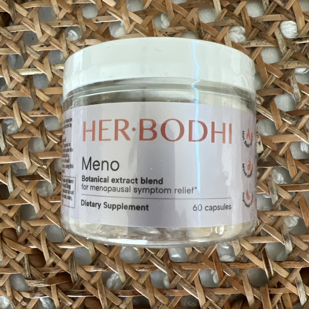 HER-BODI Meno Herbal Supplement 60 Capsules Expiration 10/2027