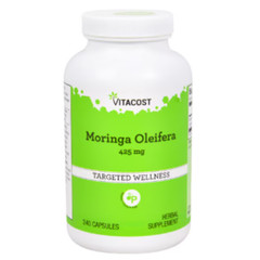 Vitacost Moringa Oleifera — 425 mg – 240 Capsules – Best By 11/2027