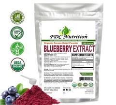 Freeze Dry Organic Blueberry Extract Powder all size- Pure, Gluten Free, Non-GMO