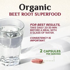 Beet Root Capsules 1300mg Beetroot Powder Extract