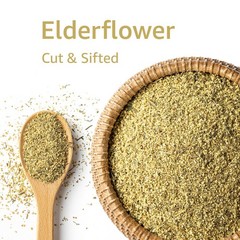Dried Elderflower – Cut & Sifted – Herbal Tea Flower – Sambucus Nigra