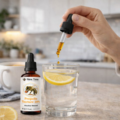 2 Bottles Organic Bee Propolis Tincture 20% Ethanol Extract Liquid Drops 2×30 mL