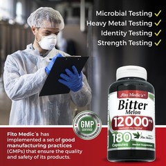 FITO MEDIC’S Lab | Bitter Melon | Capsules | 1 Count (Pack of 1)
