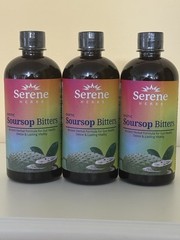 3 Pack Serene Herbs Exotic Soursop Bitters Liquid Gut Health Detox Vitality