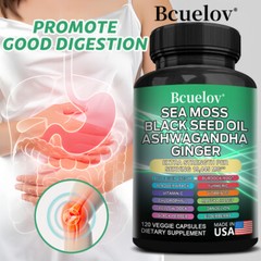 Seaweed, Black Seed Oil, Ashwagandha, and Ginger 19,445 Mg Per Serving