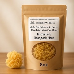  8oz 100% NATURAL RAW Wildcrafted Caribbean (Sea Moss) Inspired by Dr. sebi.