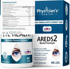 Areds 2 Eye Vitamins w/ Lutein, Zeaxanthin & Bilberry Extract – Supports Eye…